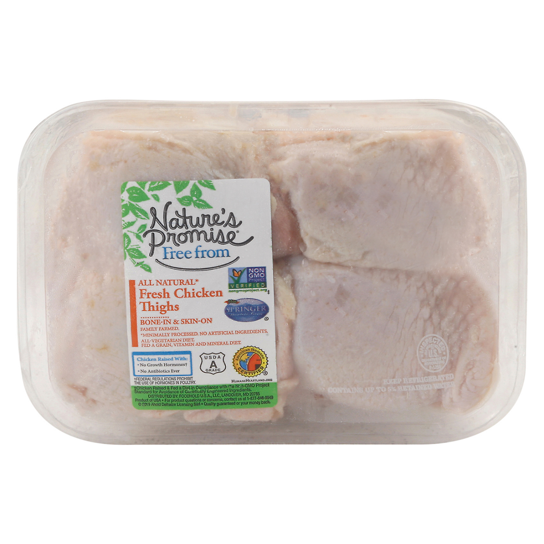 Nature's Promise Nature's Promise Chicken Thighs Bone-In & Skin-On Fresh