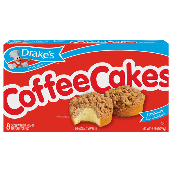 Drake's Coffee Cakes - 8 ct