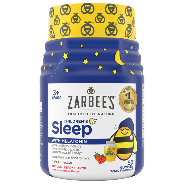 Zarbee's Naturals Children's Berry Sleep with Melatonin Gummies