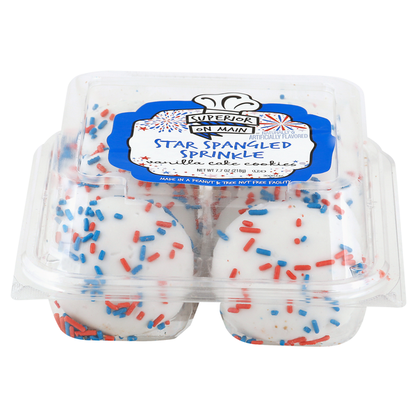 Superior On Main Star Spangled Sprinkle Vanilla Cake Cookies
