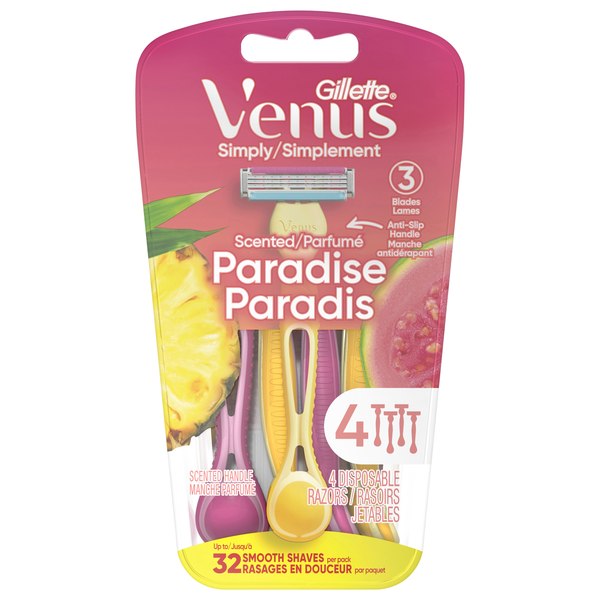 Gillette Venus Simply Paradise Razors Disposable