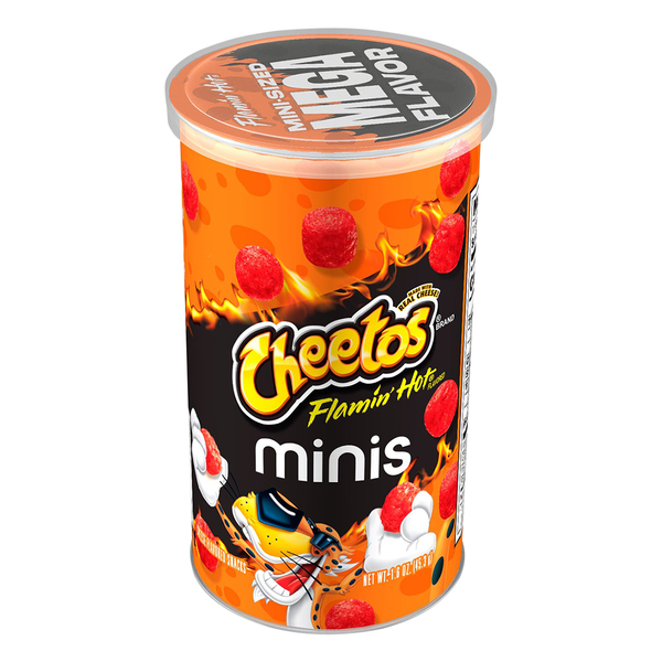 Cheetos Flamin' Hot Minis Cheese Flavored Snacks