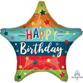 Happy Birthday For Boy 18 Inch Helium-Filled Foil Balloon (Design Varies)