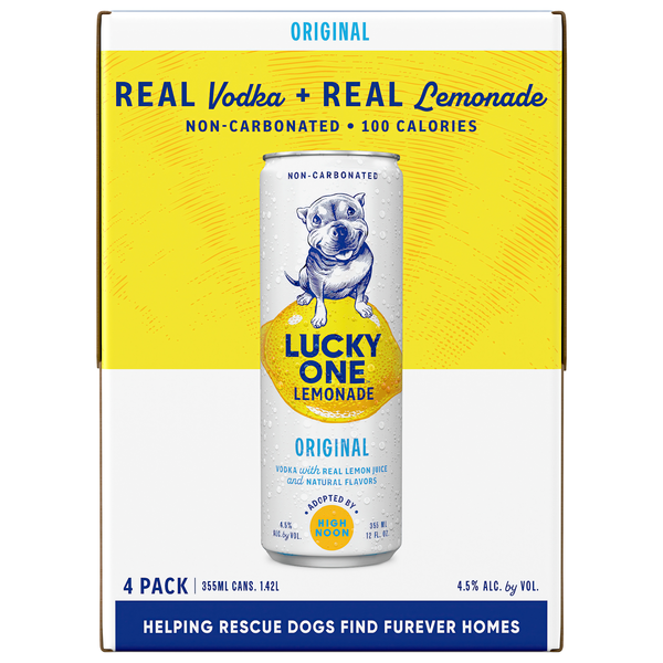 Lucky One Original Vodka Lemonade - 4 pk