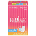 Pinkie Tween & Teen Toxin Free Organic Regular Ultra Thin Pads w/Wings