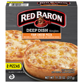 Red Baron Deep Dish Singles Four Cheese Pizza Frozen - 2 ct