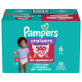 Pampers Cruisers 360 Size 6 Baby Diapers 35+ lb Enormous Pack