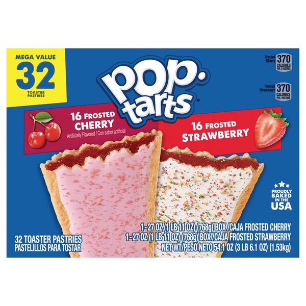 Save on PopTarts Variety Pack Frosted Toaster Pastries 32 ct Order
