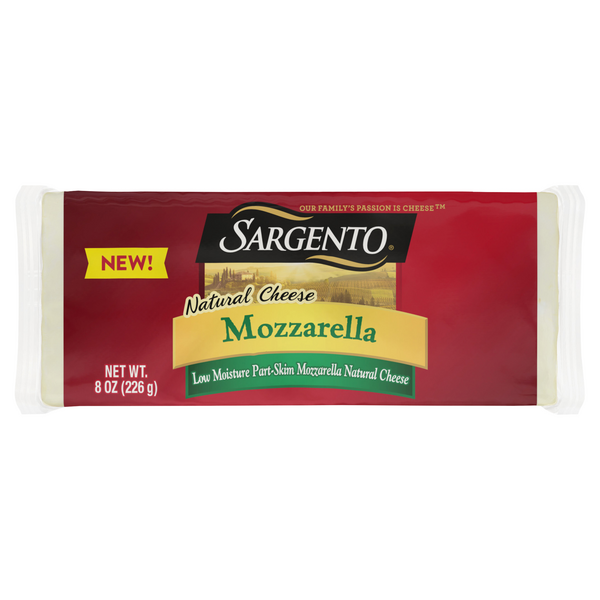 Save on Sargento Natural Mozzarella Cheese Block Order Online Delivery