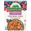 Cascadian Farm Organic No Added Sugar Mixed Berry Whole Grain Cereal