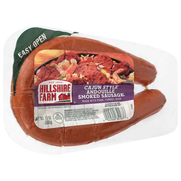 Andouille Sausage Hillshire Farm Hot Smoked Sausage Rope Hillshire