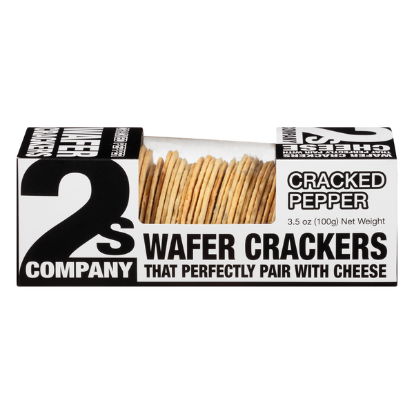 2s Company Cracked Pepper Wafer Crackers