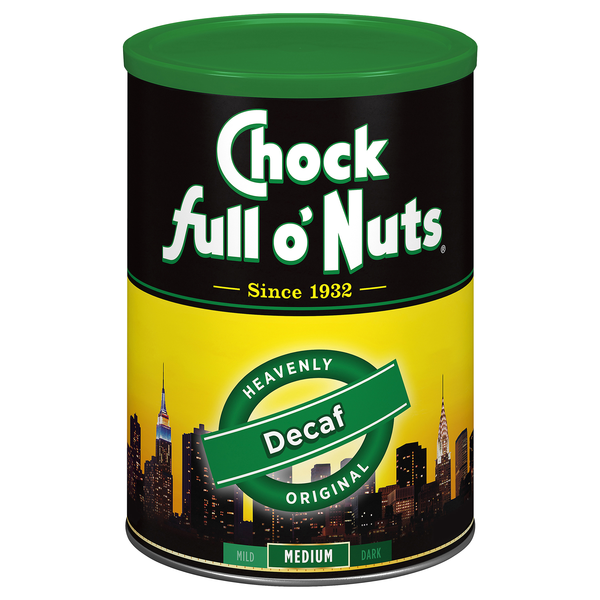 Chock Full O'Nuts Decaf Original Medium Roast Ground Coffee
