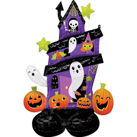 AirLoonz Halloween Haunted House Decorative Air-Filled Balloon