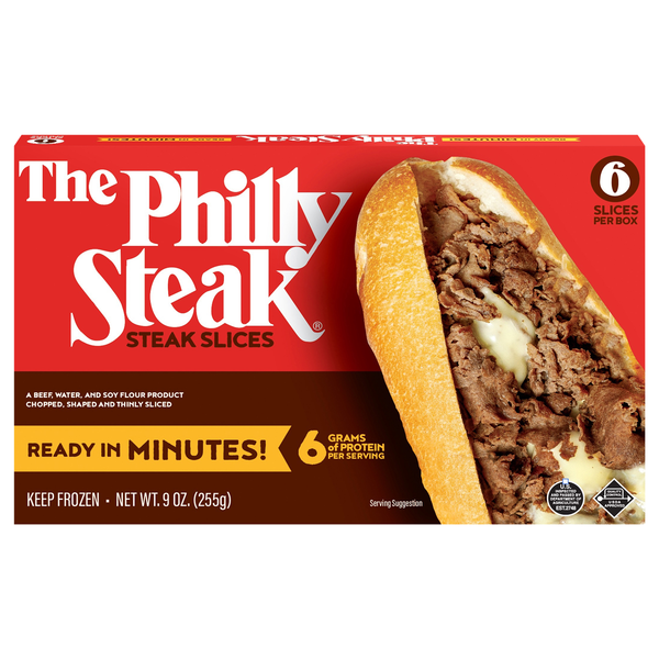 The Philly Steak Steak Slices - 6 ct Frozen