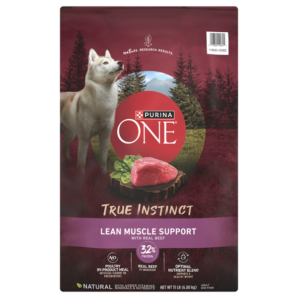 Purina ONE True Instinct Lean Muscle Support Beef Adult Dry Dog Food