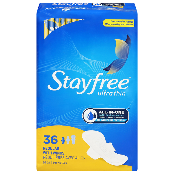 Stayfree Ultra Thin Regular Pads with Wings