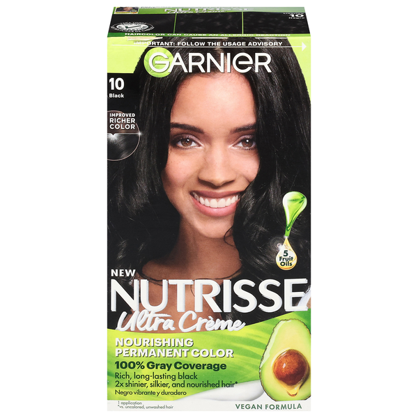 Garnier Nutrisse Hair Color Black 10