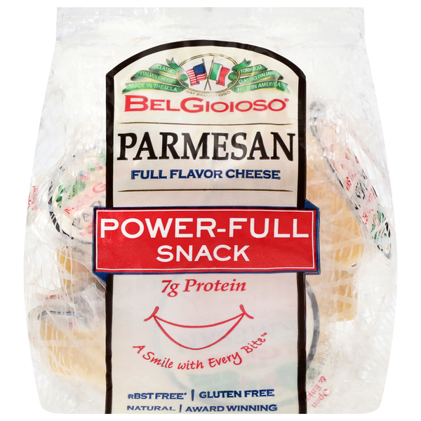 BelGioioso Parmesan Power-Full Snacking Cheese - 8 ct