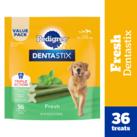 PEDIGREE DENTASTIX Fresh Treats for Large Dogs - 36 ct