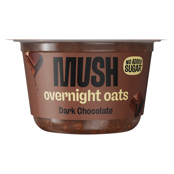 MUSH Gluten & Dairy Free Dark Chocolate Overnight Oats Refrigerated