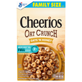 Cheerios Oat Crunch Oats 'N Honey Multigrain Cereal Family Size