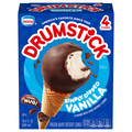 Nestle Drumstick Simply Dipped Vanilla Frozen Dairy Dessert Cones - 4 ct