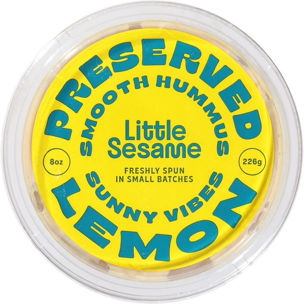 Little Sesame Organic Preserved Lemon Smooth Hummus