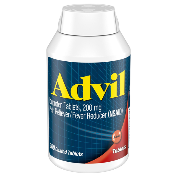 Advil Ibuprofen Pain Relief 200mg Coated Caplets