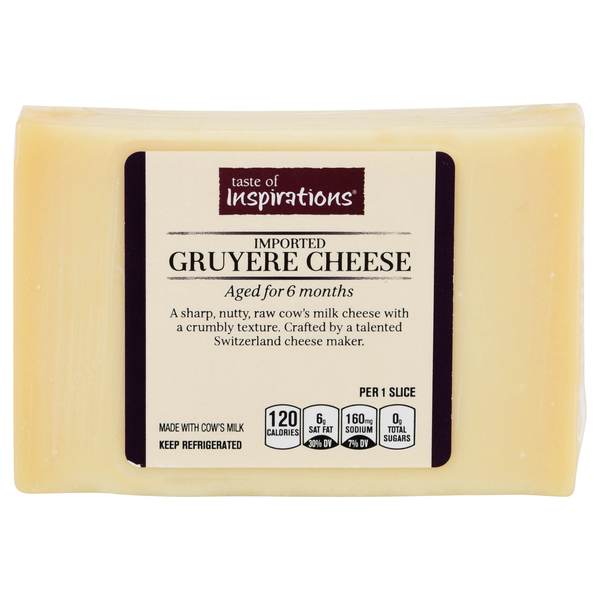 Taste of Inspirations Imported Gruyere Cheese Block