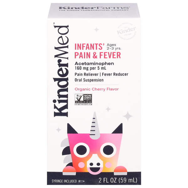 Save on KinderMed Infants Pain & Fever Organic Cherry Flavor Liquid