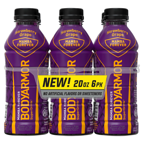 Save on BODYARMOR Super Drink Sports Drink Strawberry Grape 6 pk