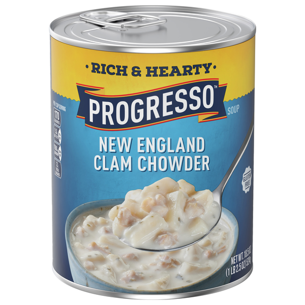 Progresso Rich & Hearty Gluten Free New England Clam Chowder Soup