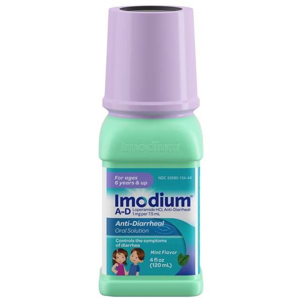 Imodium Kids A-D Anti-Diarrheal Mint Flavor Oral Liquid Solution
