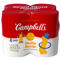 Campbell's Condensed Double Noodle in Chicken Broth Soup - 4 ct