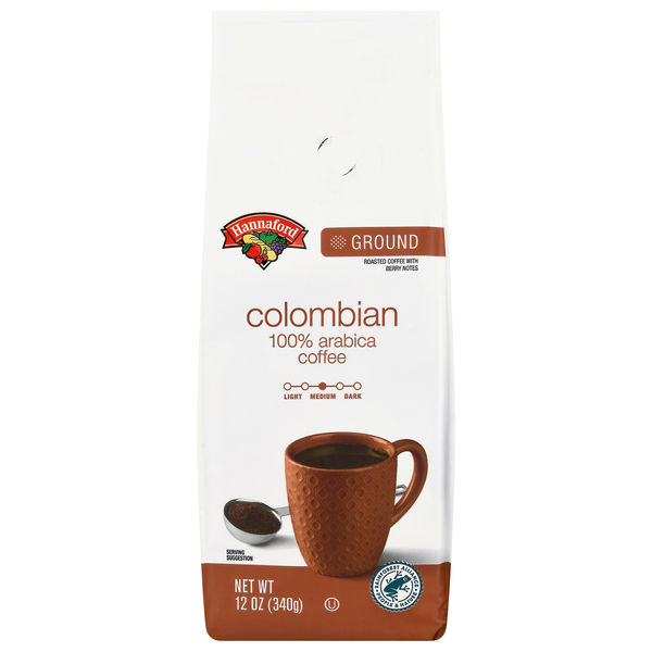 Hannaford Colombian Medium Roast Ground Coffee