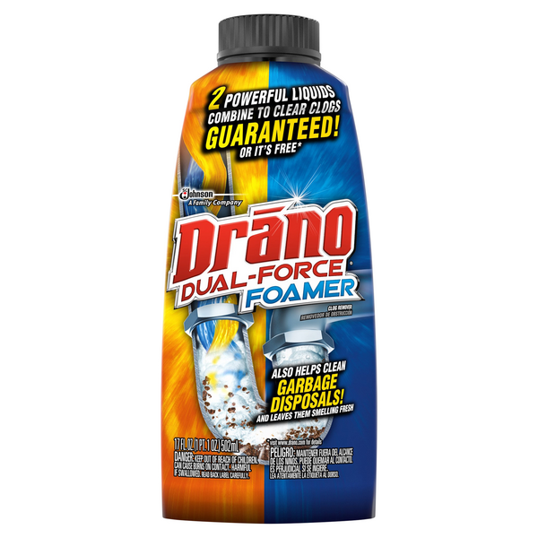 Save on Drano Dual-Force Foamer Clog Removal Order Online Delivery
