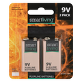 Smart Living Alkaline Batteries 9 Volt