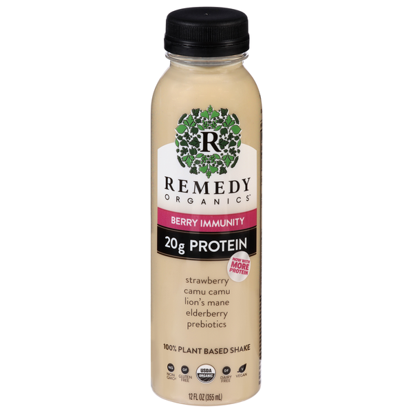 Remedy Organics 100% Plant Based Berry Immunity Beverage Fresh