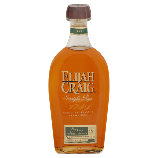 Elijah Craig Kentucky Straight Rye Whiskey