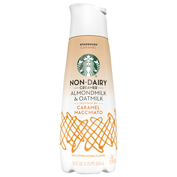 Save on Starbucks NonDairy Creamer Almond & Oat Milk Caramel Macchiato