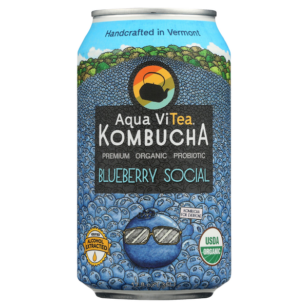 Aqua ViTea Blueberry Social Kombucha