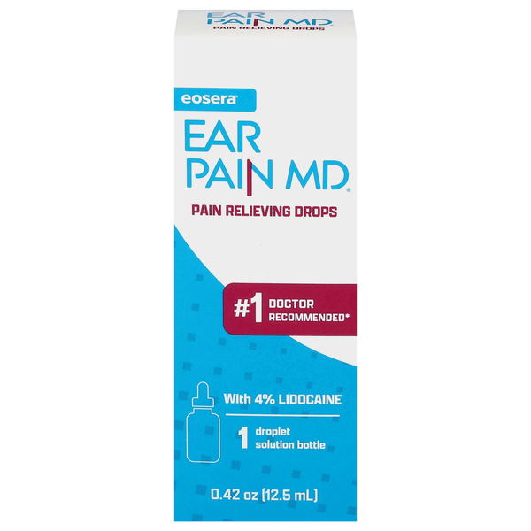 Ear Pain MD Pain Relieving Drops with 4% Lidocaine