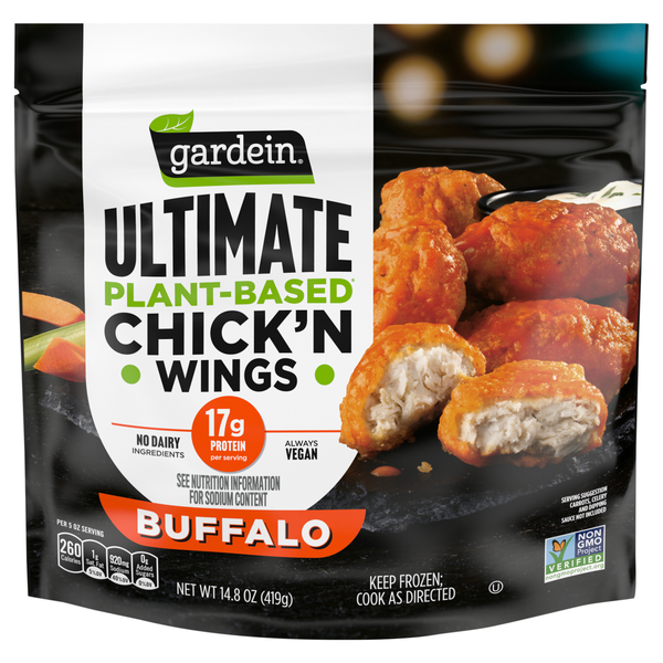 Gardein Ultimate Plant-Based Buffalo Chick'n Wings Frozen