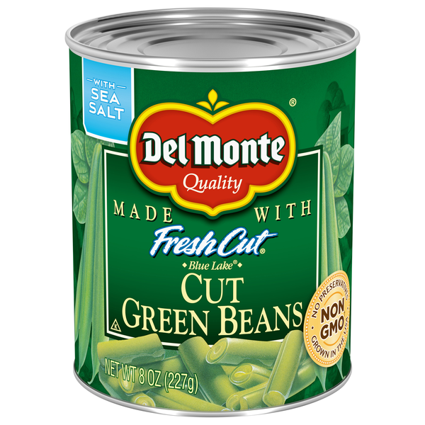 Del Monte Cut Green Beans in Sea Salt