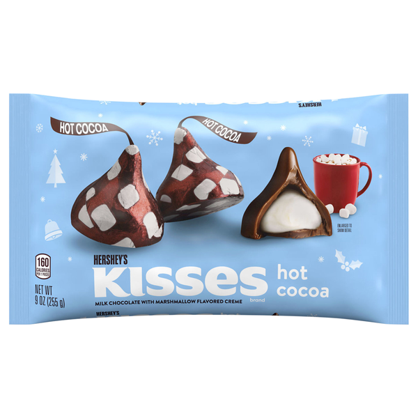 Hershey's KISSES Hot Cocoa Milk Chocolate Christmas Candy