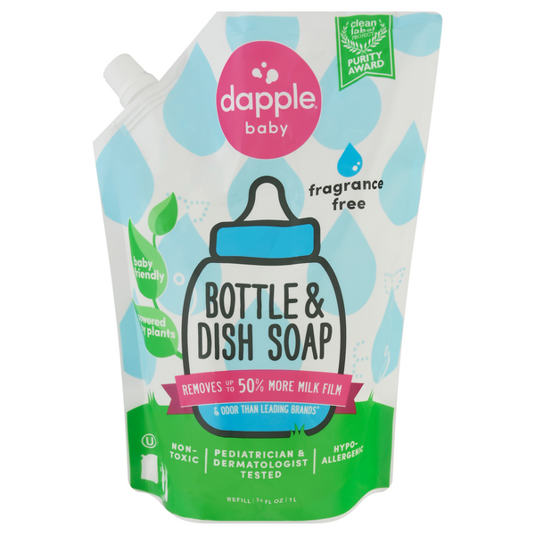Save on dapple Baby Bottle & Dish Soap Refill Fragrance Free Order