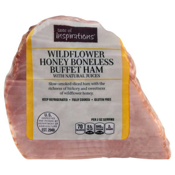Taste of Inspirations Wildflower Honey Boneless Buffet Ham Sliced