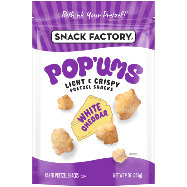 Snack Factory Pop'ums White Cheddar Pretzel Snacks