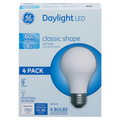 GE LED Daylight Light Bulbs Classic Shape Non-Dimmable 60w Replacement